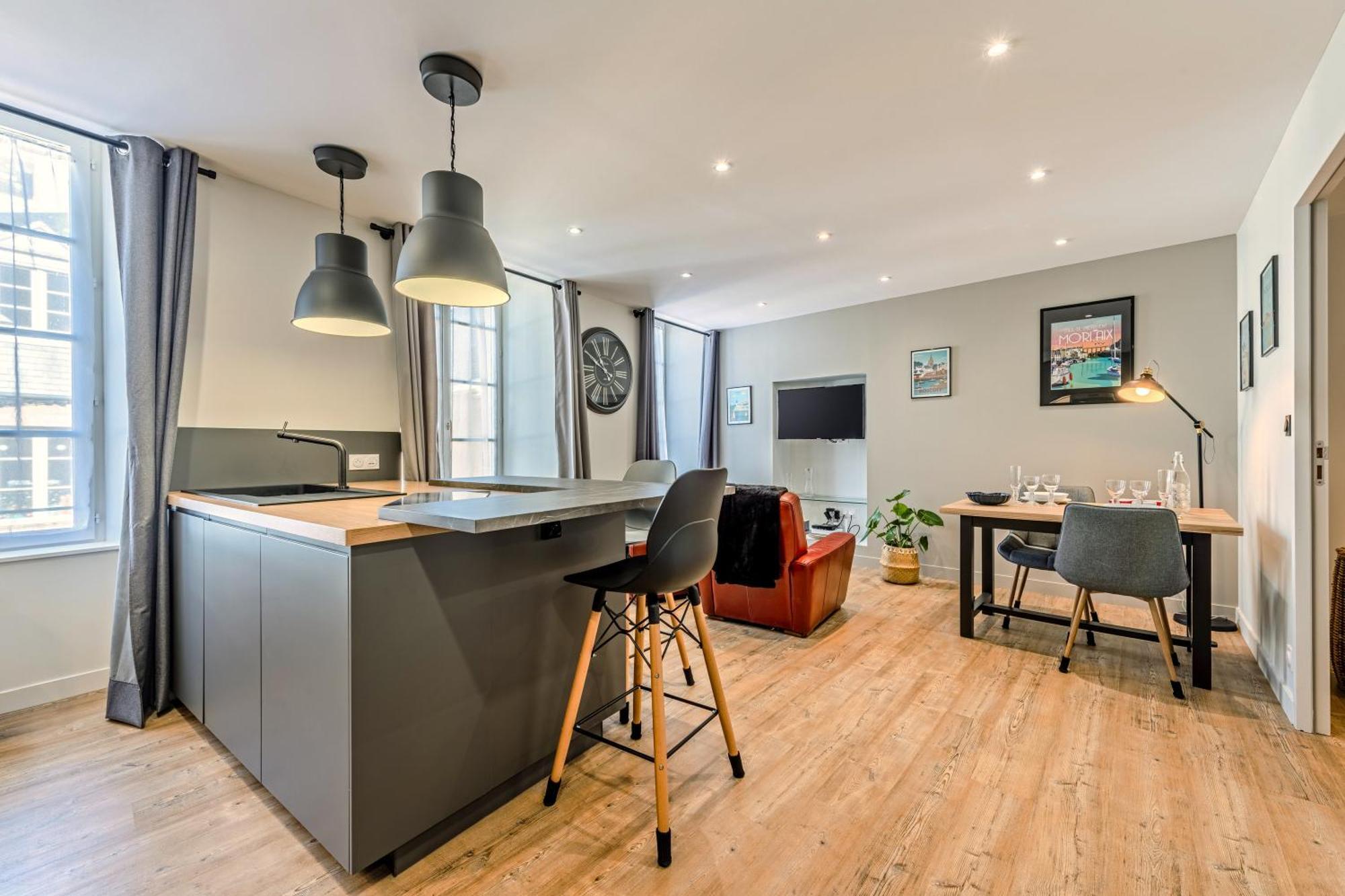 Appartement Du Theatre Morlaix Eksteriør bilde